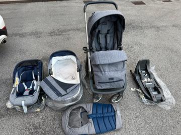 Inglesina aptica trio con supporto isofix da auto