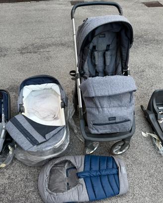 Inglesina aptica trio con supporto isofix da auto
