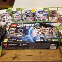 joypad e gioco lego per xbox 360 con antenna wi-fi