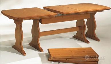 Arredamneto Rustico - Tavolo  allungabile L190