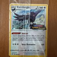 CARTA POKEMON PROMOZIONALE CORVIKNIGHT 156/189