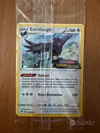 CARTA POKEMON PROMOZIONALE CORVIKNIGHT 156/189