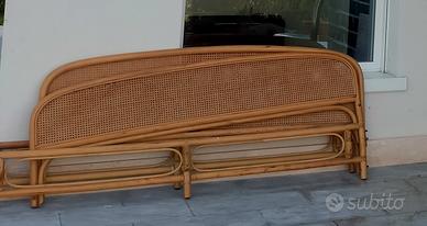 letto matrimoniale bambu' 