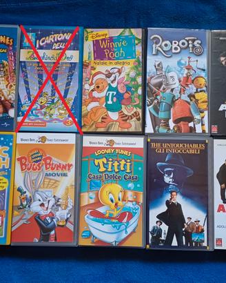 Film vintage in formato VHS a scelta a
