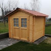 CASETTA DI LEGNO ADELINA 240x240x222h