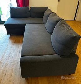 Divano angolare con letto estraibile