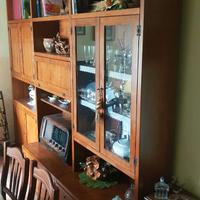 Parete attrezzata in arte povera