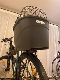 Cestino da bicicletta per cani