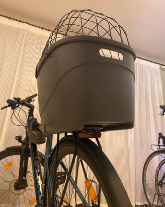 Cestino da bicicletta per cani