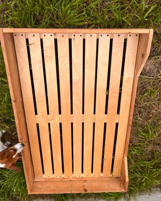 Cuccia in legno massello e doghe