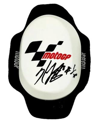 Kenny Roberts ginocchiera firmata con certificato
