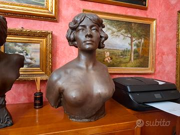 Scultura in bronzo Raffaele Marino primi del 900