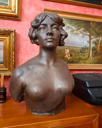 Scultura in bronzo Raffaele Marino primi del 900