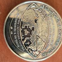 5 oncie argento  rara 