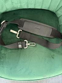 Tracolla nera cartella pelle Filofax