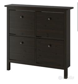 scarpiera ikea hemnes 4 scomparti porta scarpe 