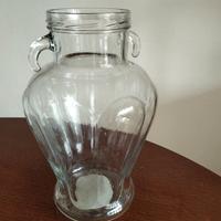 Grande vaso di vetro 