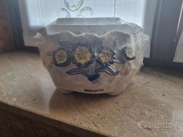 Biscottiera in ceramica