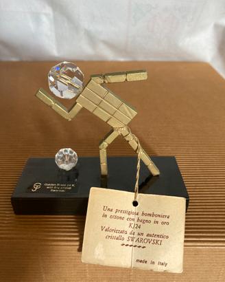 Statuetta Swarovski, calciatore