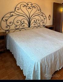 testiera letto ferro battuto 