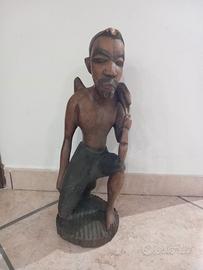 Scultura in legno 50 cm