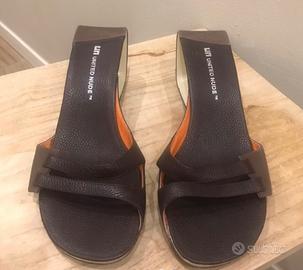 Sandali sabot tacco vuoto UNITE NUDE