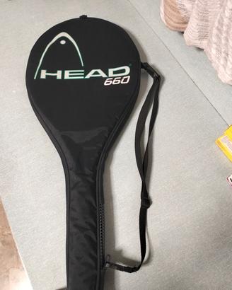 Racchetta da tennis HEAD 660 in grafite vintage.