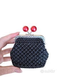 Borsellino  fatto a mano con chiusura clic clac