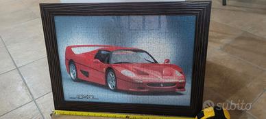 Quadro puzzle ferrari f50