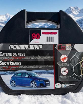 Catene da Neve PowerGrip90 - 9mm NUOVE MAI APERTE