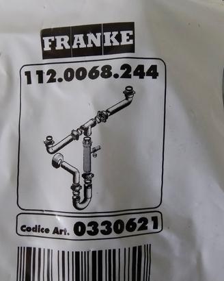 Scarico sifone Franke a 2 vie per lavello