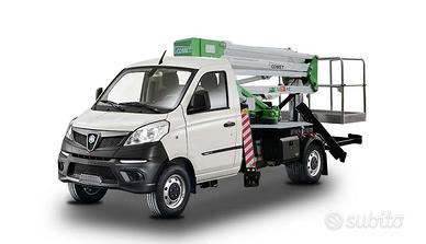 Piattaforma aerea da 14/16 metri su Piaggio Porter