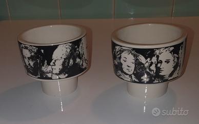  tazze in ceramica d'arte Petro Annigoni