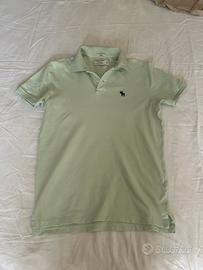 Polo Abercrombie & Fitch verde menta – Taglia S
