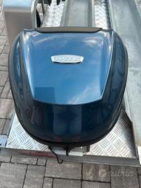Bauletto originale Piaggio blu con chiave