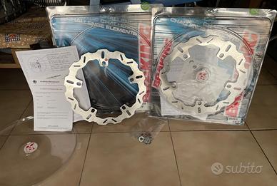 coppia dischi freno anteriori braking r1200gs bmw