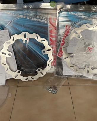 coppia dischi freno anteriori braking r1200gs bmw