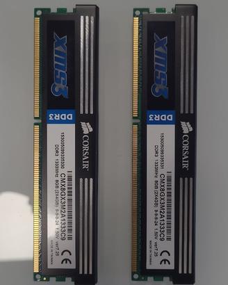 Lotto RAM DDR3 22GB - Corsair XMS3, Samsun, Micron