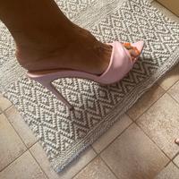 Sandaletto sexy rosa tacco a spillo