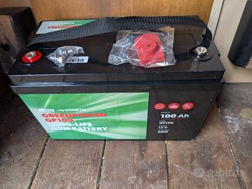 Batteria AGM 100ah per Camper