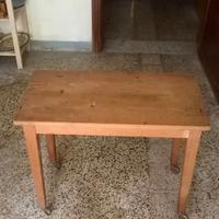 Carrello in legno per lavoro, modellismo ecc.