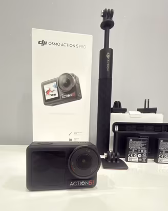 DJII Osmo Action 5 Pro Adventure Combo+ Accessori