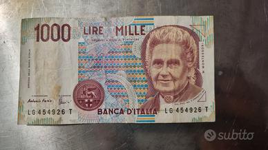 1000 Lire 3 Ottobre 1990