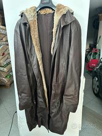 cappotto lungo pelle 52-54