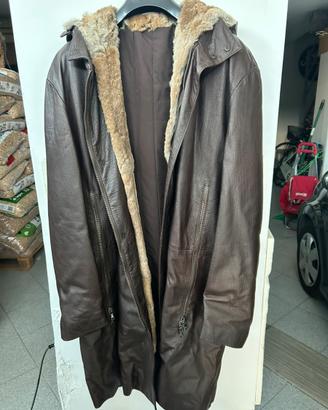 cappotto lungo pelle 52-54