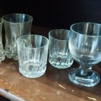 6 bicchieri acqua diversi modelli 