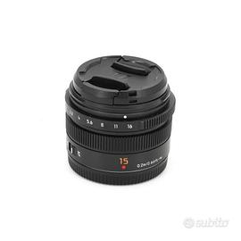 Panasonic Leica DG Summilux 15mm f/1.7 ASPH - Blac