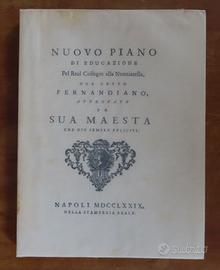 Nuovo piano educazione collegio Nunziatella Napoli