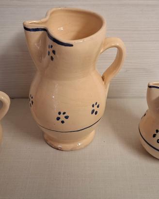 Set di 3 brocche pugliesi 
