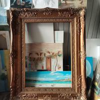 Cornice in legno arte barocca per quadri o specchi